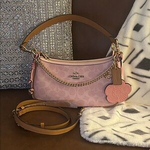 Coach Powder Pink Teri Shoulder Bag - Regular not mini